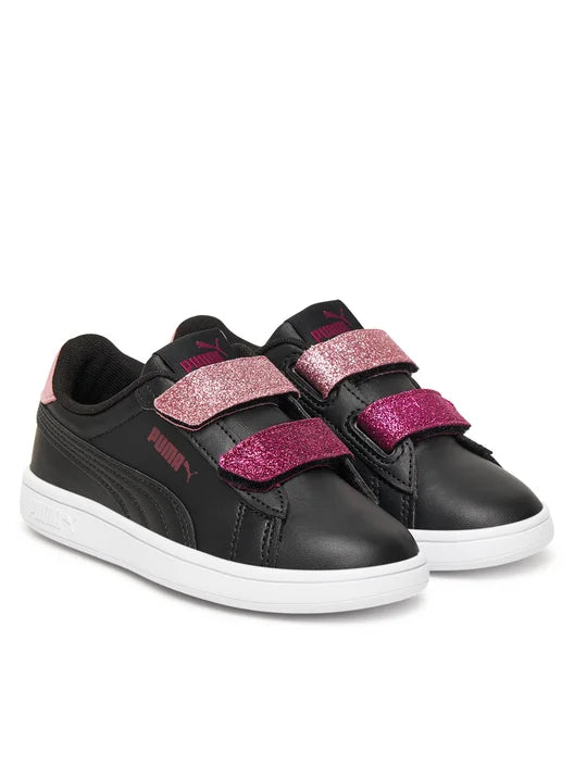 Zapatillas Smash 3.0 L Glitter Velcro V Ps Negr