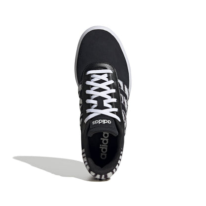 ZAPATILLAS MUJER ADIDAS URBANAS NEGRO COURT PLATFORM SUEDE CUERO