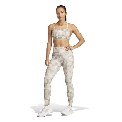 Leggings con efecto tie-dye y estampado floral integral Optime Essentials