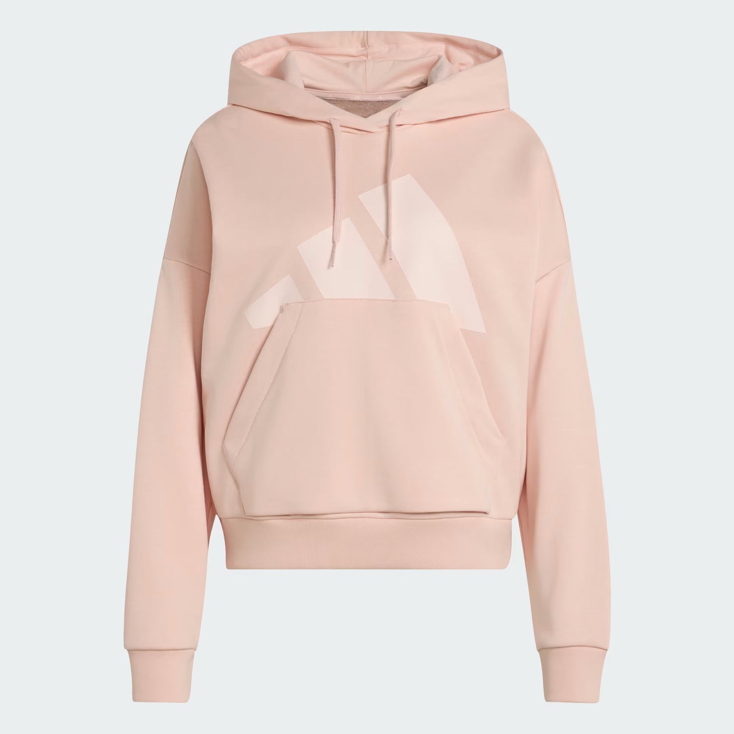 Polera con Capucha Essentials Big Logo Tela French Terry Holgada