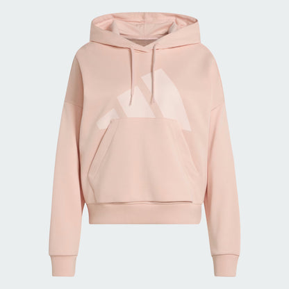Polera con Capucha Essentials Big Logo Tela French Terry Holgada