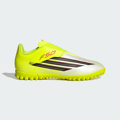 Zapatillas con tiras ajustables de cierre por contacto para PASTO SINTÉTICO F50 CLUB para NIÑOS