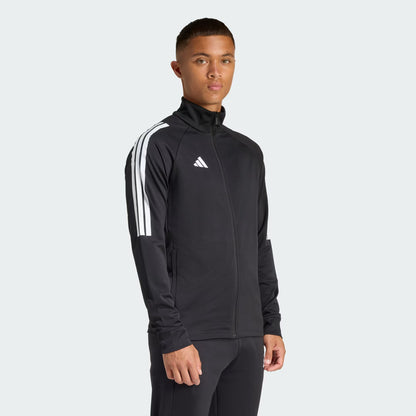 CASACA DEPORTIVA CLIMACOOL SERENO DE CORTE CON 3 RAYAS, CORTE AJUSTADO