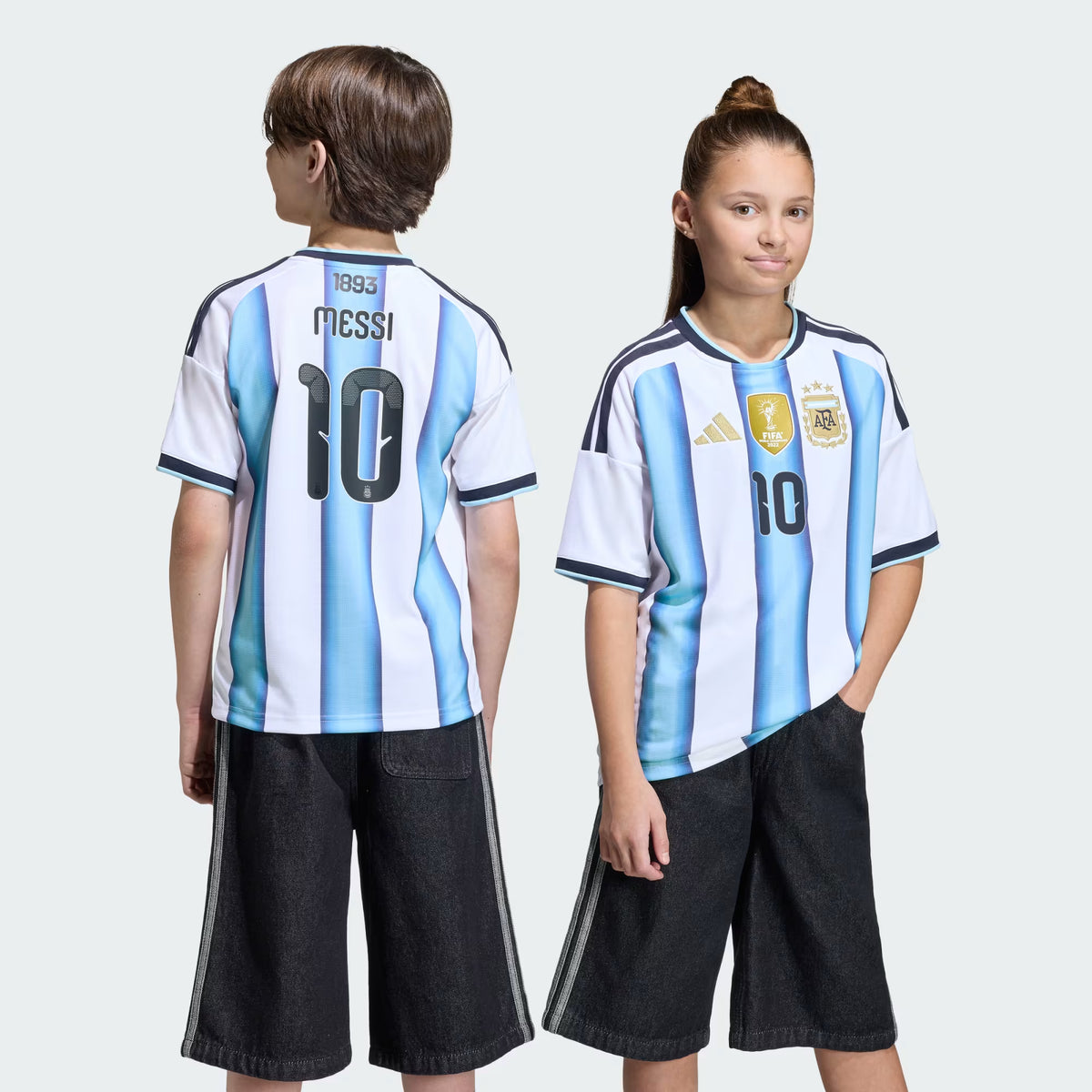 Camiseta Local Selección Argentina 26 Messi Niños