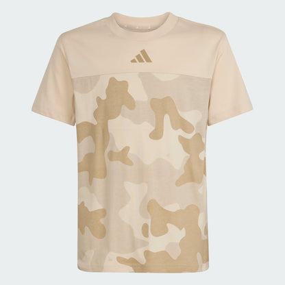 Camiseta de algodón Seasonal Essentials Camo para niños