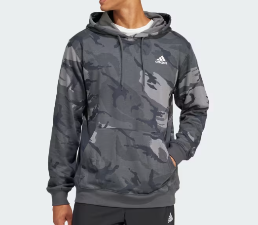 ADIDAS SUDADERA CON GORRO SEASONAL ESSENTIALS CAMUFLAJE