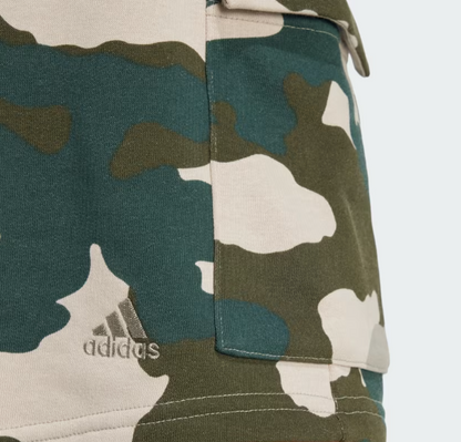 Shorts Cargo Essentials 3 Tiras Estampado de Camuflaje