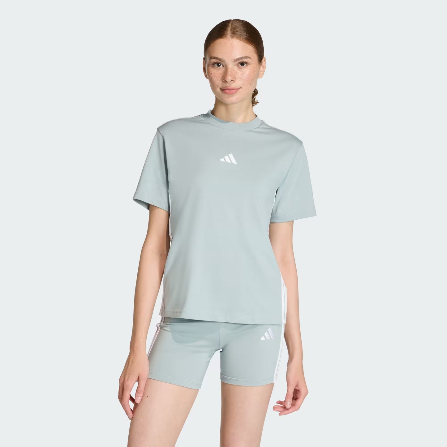 Camiseta de algodón Essentials de 3 rayas