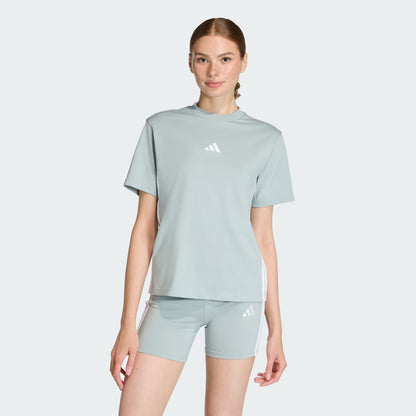 Camiseta de algodón Essentials de 3 rayas