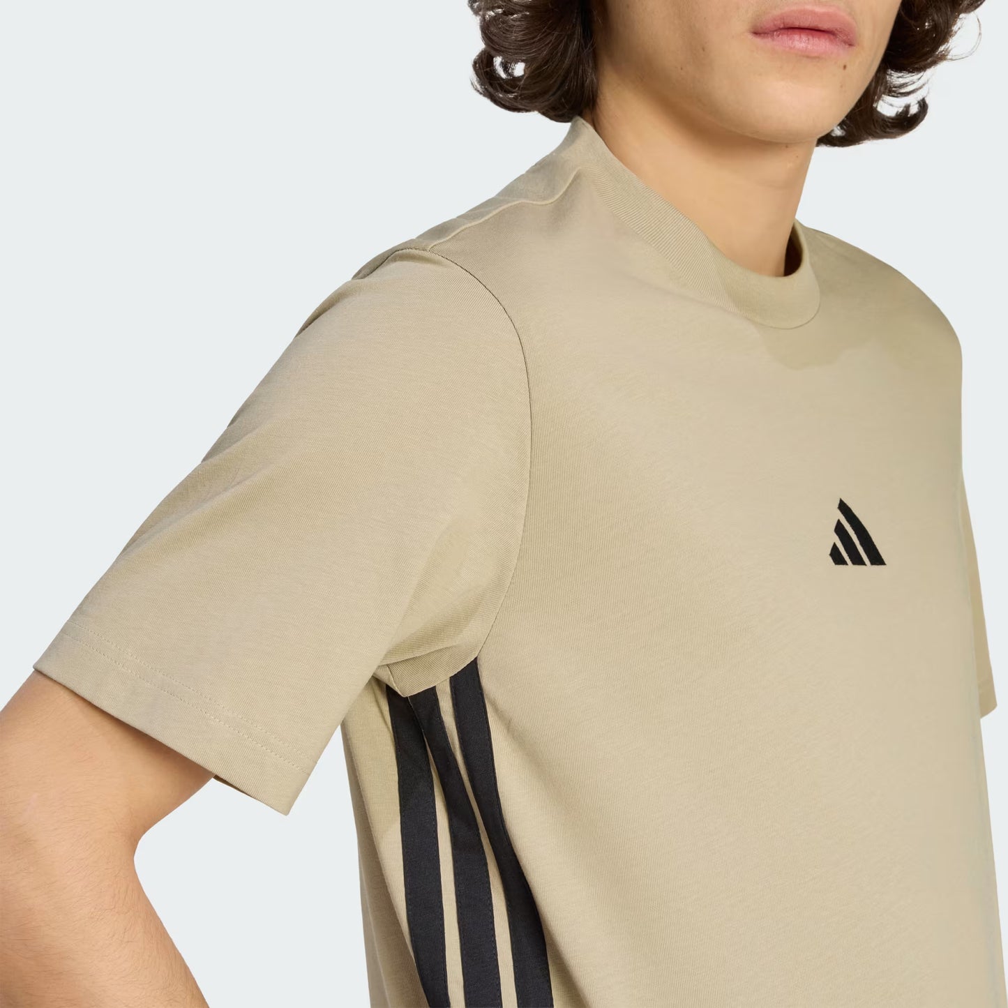 Camiseta de punto sencillo con 3 rayas de la colección Essentials