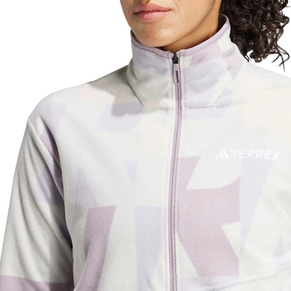 Casaca Terrex Multi Printed Full-Zip Fleece