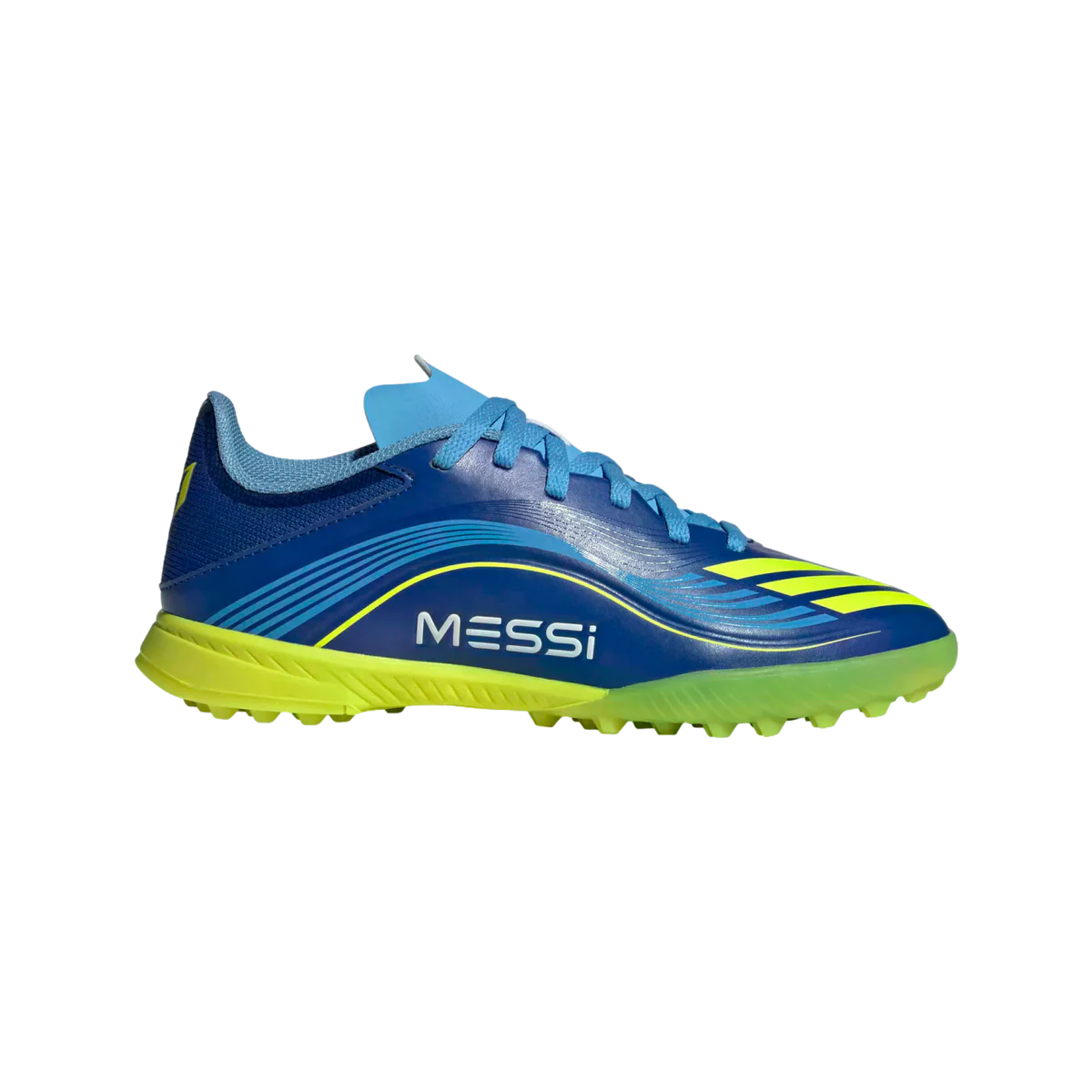 Zapatillas de fútbol para niños F50 Messi League para césped artificial