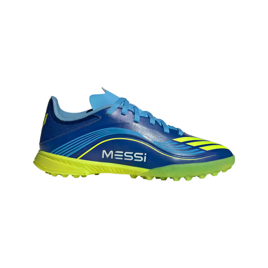 Zapatillas de fútbol para niños F50 Messi League para césped artificial
