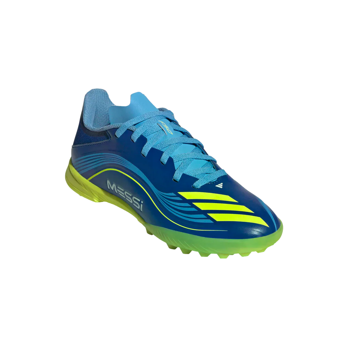 Zapatillas de fútbol para niños F50 Messi League para césped artificial