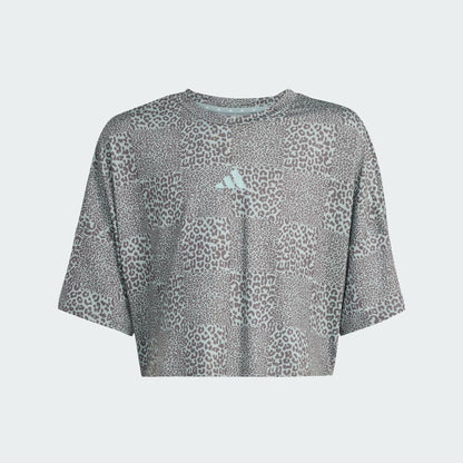 Camiseta estampada con iconos del futuro