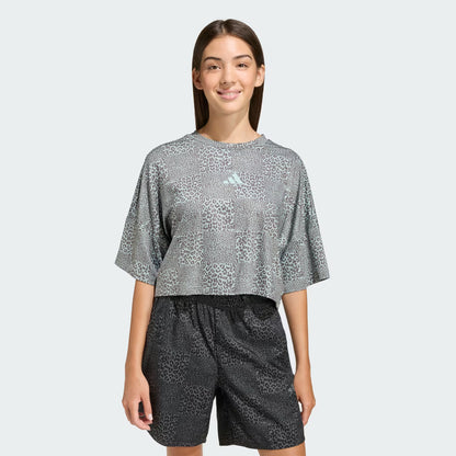 Camiseta estampada con iconos del futuro