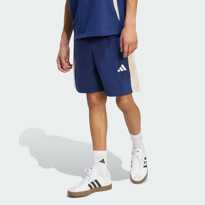 Short de felpa con bloques de color, básicos de temporada
