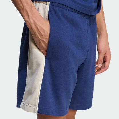 Short de felpa con bloques de color, básicos de temporada