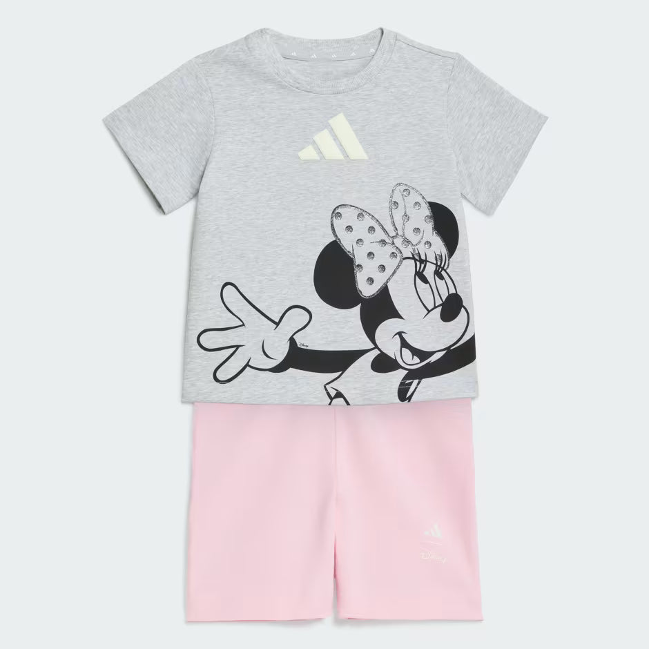 Conjunto de camiseta y sudadera Adidas Disney Minnie Mouse