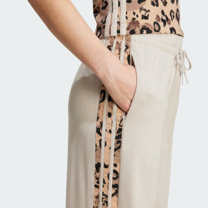 Pantalón Animal Print 3 Tiras Puño Abierto