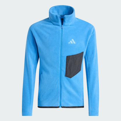 Polera Terrex Multi de Tela Fleece con Cierre para Niños