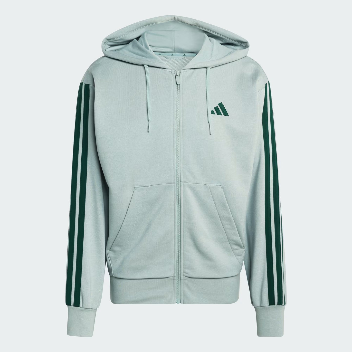 Polera con Capucha Essentials 3 Tiras Tela French Terry