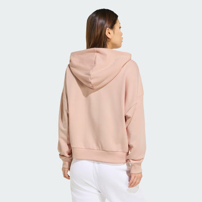 Polera con Capucha Essentials Big Logo Tela French Terry Holgada
