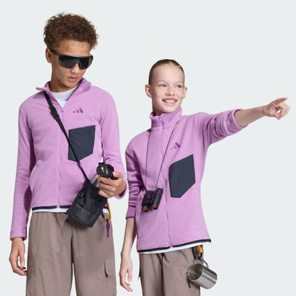 Casaca con cremallera completa multicolor para niños de Terrex