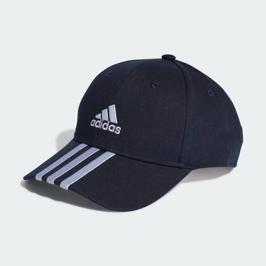 NEGRO GORRA BÉISBOL 3 TIRAS SARGA DE ALGODÓN