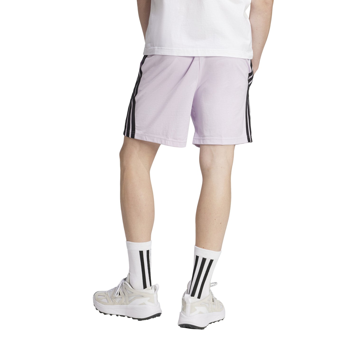 Shorts Essentials 3 Rayas Tejido Jersey 7 Pulgadas