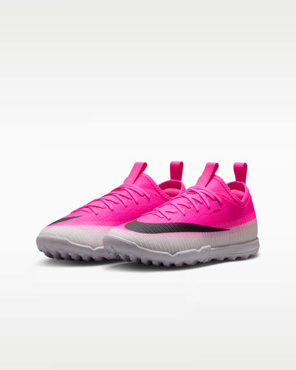 Nike Jr. Mercurial Vapor 17 Academy Zapatillas de futbol para pasto sintético (turf) de corte low para niños grandes