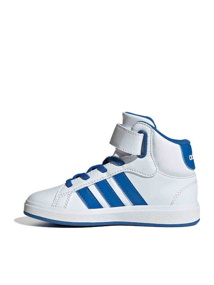 Zapatillas altas para niños Grand Court Blanco