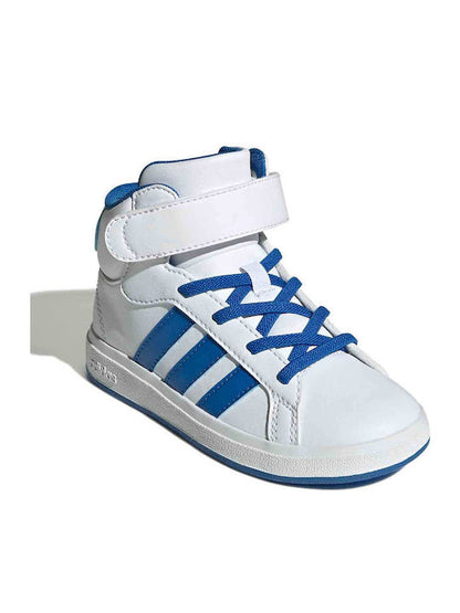 Zapatillas altas para niños Grand Court Blanco