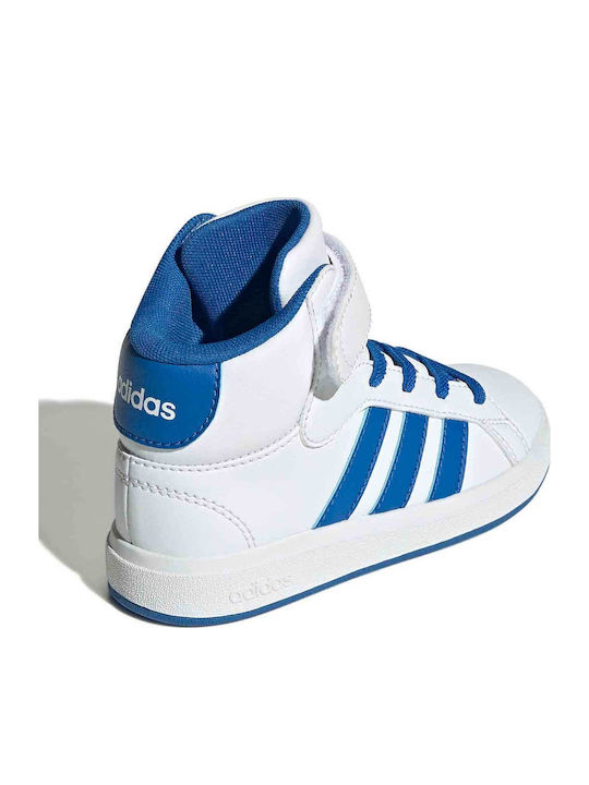 Zapatillas altas para niños Grand Court Blanco