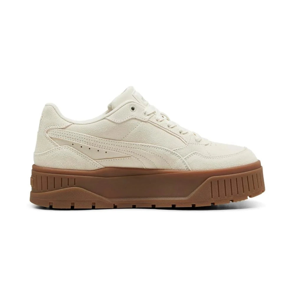 ZAPATILLAS MUJER PUMA URBANAS CREMA KARMEN II IDOL SD CUERO