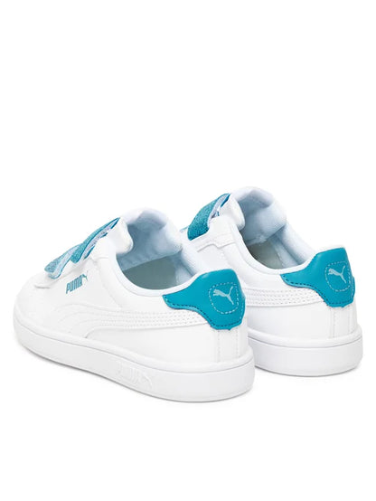 Zapatillas Smash 3.0 L Glitter Velcro V Ps 3 Blanco